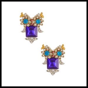Betsey Johnson Jewelry - BETSEY JOHNSON PAVE JEWEL OWL STATEMENT EARRINGS Betsey Johnson Jewelry - BETSEY JOHNSON PAVE JEWEL OWL STATEMENT EARRINGS